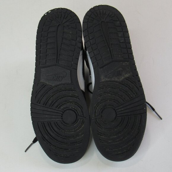 Air Jordan1 Mid Hologram Big Kids' Sneaker Shoes Size 5Y MJ Images Black/Concord - Picture 8 of 10